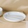 A set of dessert plates Luminarc diwali shells, d = 19 cm, glass ceramics, 6 pcs, white color