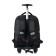 A backpack on a cart, synthetic fabric, 310x430x130 cm, black