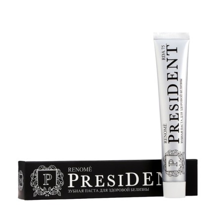 President toothpaste, 75 RDA, Renome, 75 g