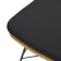 Vetle Flat chair 420 × 560 × 810 mm, artificial rattan, beige color / black