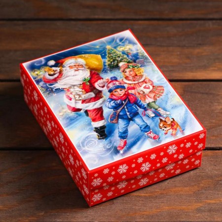 Gift box team "Winter Fun", 16.5 x 12.5 x 5.2 cm-1