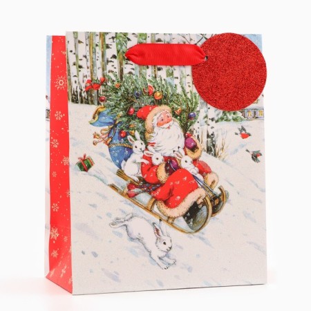 Gift package "on a sleigh", luxury, 18 x 22.3 x 10 cm-2