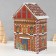 Casket Metal "Gingerbread House" 9x13x22 cm