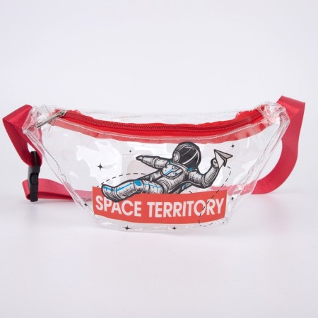 Board the waist "Cosmos" is transparent, the color is red-7