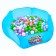 A set of balls is 500 pcs, colors: pearl - green, raspberry, blue