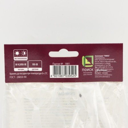 Aconit Klobuchka Rubellum, Rr. I, 1 pc, spring 2025-2