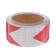 Reflective tape, self-adhesive, red-white, 5 cm x 10 m