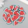 Decor for the creativity of PVC "watermelon pieces" set 20 grams 0.3x1.9x2 cm