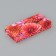 Folding box for 10 sweets "flowers", 9.8 x 22 x 3.5 cm. Confectionery packaging