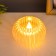 Night "Candle" LED 0.5W from 3XAG10 batteries is transparent 6x6x4 cm Risalux