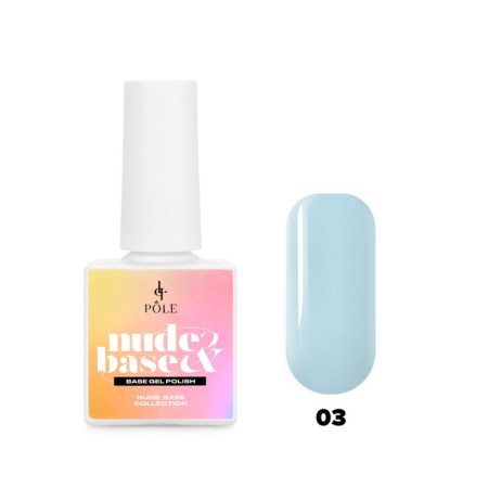 Color base Pole Nude Base, No. 03 Sensual forget -me -down, 8 ml