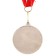 Prize medal 048 diam 5 cm. 2 place. Color ser. With a ribbon