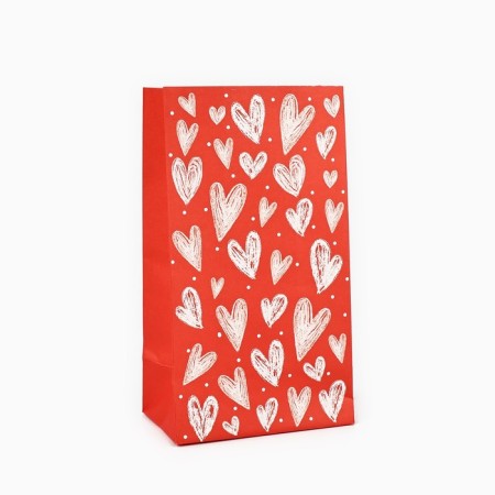 Gift package without handles "With Love", 10 × 19.5 × 7 cm-1