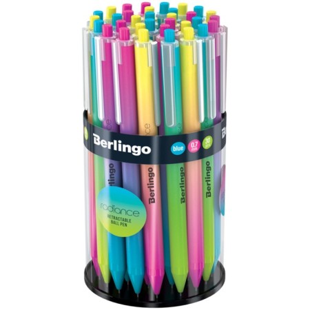 Automatic ballpoint handle Berlingo "Radance" Assorted Sin 0.7mm-2