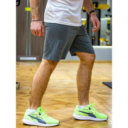 Male sports shorts, size 46, gray color-6