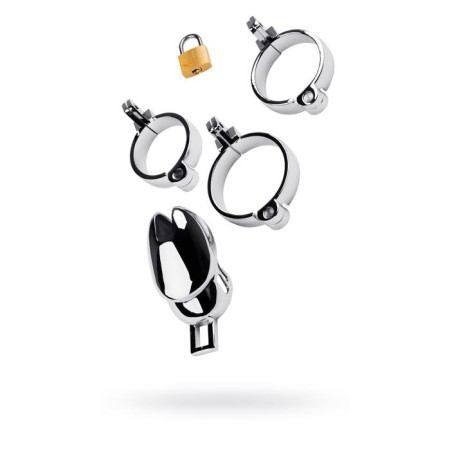 Пояс верности мужской Toyfa Metal, серебристый