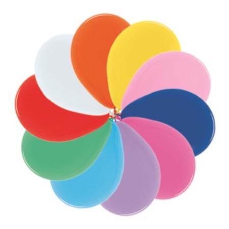 Latex ball 12 “Assorted”, pastel, set of 50 pcs., Mix 221
