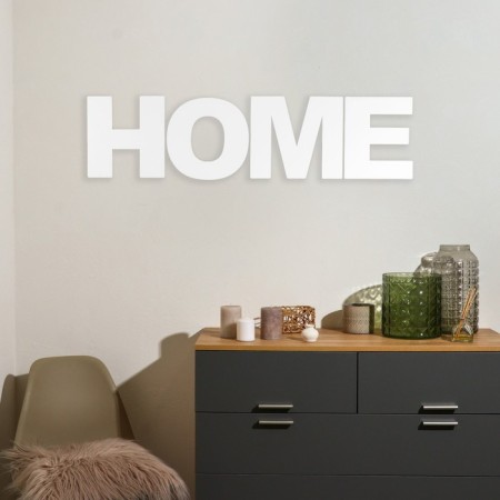 Panel letters "Home" The height of the letters 30 cm, set 4 details white