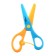 Baby scissors 13 cm, plastic two -tone pens, cars, mix