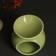 Aroma lamp ceramics "Rejoice yourself" light green 7.2x7.2x7.8 cm