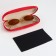 Case for glasses on the cracker, red color