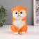 Piggy bank "Vaska Vaska" red, height 15.5 cm, width 10 cm, length 13.5 cm
