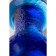 Sexus Glass anal plug, glass, blue, 13.5 cm, d = 4.5 cm