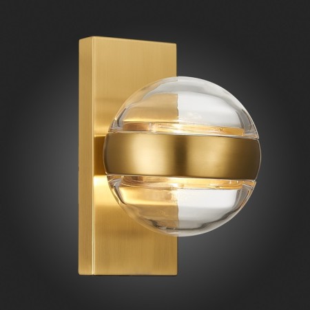 Wall lamp ST LUCE. SL1156.301.01. Bala. 1x5 W, G9, 4000K, 15x25 cm, brass color-2