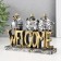 Souvenir Polystone "Birds in hats. Welcome" 3.3x14.7x10.5 cm