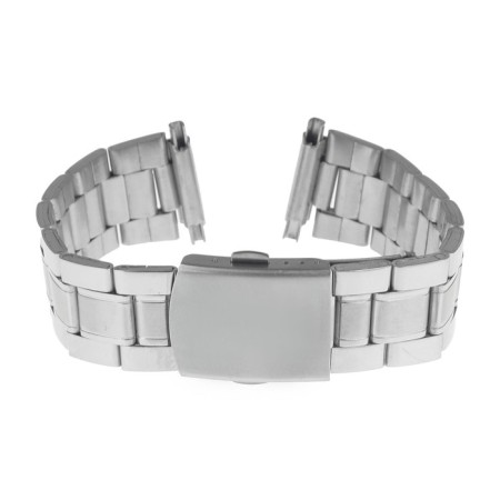 Solomon watch strap, 22 mm, metal, chrome-2