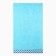 Terry towel Pied-de-Poule 50x90cm, Blue color, 460g/m, cotton