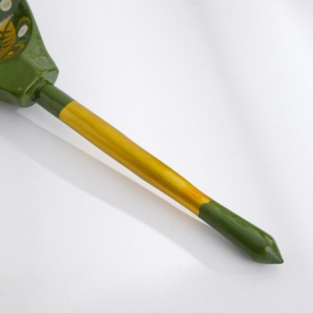 Spoon Polobaska "Green painting", handmade-4
