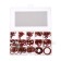 Highlighting ring, 15 types, thickness 2 mm, set 250 pcs