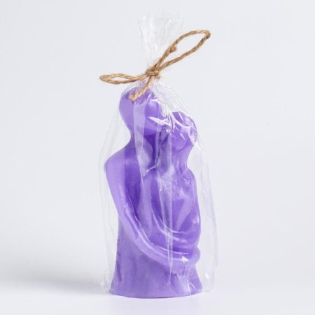 Figure candle "Lovers", 12 cm, lavender-5
