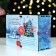 Self -Assembly box "Santa Claus and Christmas tree", small, 20 x 13.6 x 8 cm