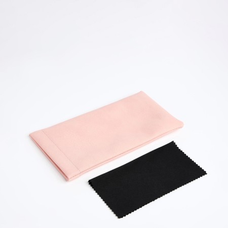 Clamping glass cover, pink color