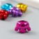 Busina for creativity plastic "Bunny glossy metallic" mix 2.1x1.6x1.3 cm