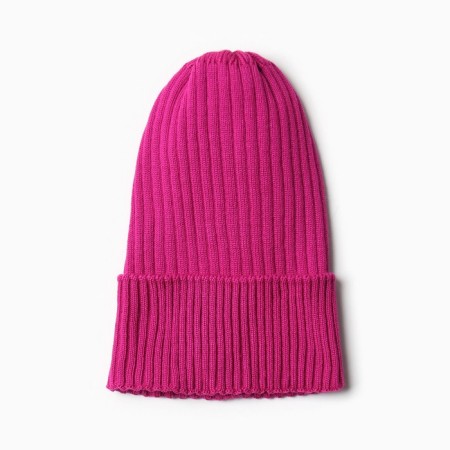 Hat for girls, raspberry color, size 52-56