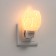 Lamp "Leaves" 1x7W E11 white 8x8x12cm