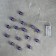 Garland “thread” 1.6 m with nozzles “Blue Balls”, IP20, silver thread, 15 LED, white glow, AAX2