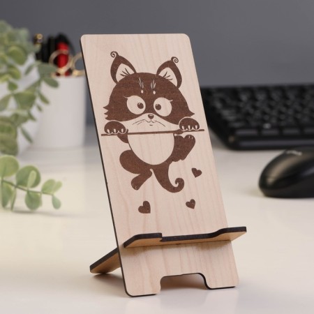 Stead under the phone "Kitik", 7 × 8 × 15 cm