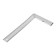 Aluminum square with tundra level, 350 mm