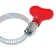 Chervyki clamp with the "lamb" Zein, through shock, diameter 20-32 mm, galvanized