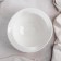 Ceramic dish on the stand "Estet. Whirlwind ", d = 24 cm, white color