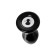 Sexus Glass Viber Vibrovalok, Glass, Black, 10.5 cm
