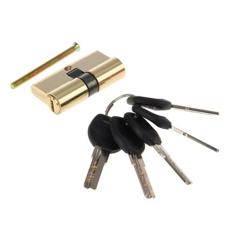 Allyur cylinder mechanism HD F 60-5K BP, with a perfok, brass color