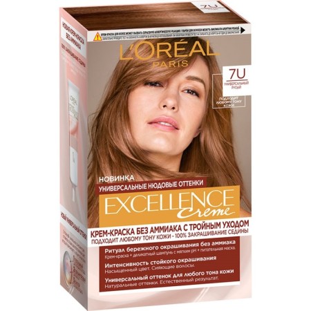 Hair Cream L’Oreal Excellence Creme Universal Nudes, 7u universal blond