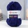 Yarn "Dolce Baby" 100% micropoliester 85m/50 g (756 T. Sini)