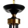 Chandelier "Floa" 5he14 40W black and gold 60x73x60 cm Bayerlux