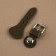 Bag button fastener 8 × 3 cm, khaki color